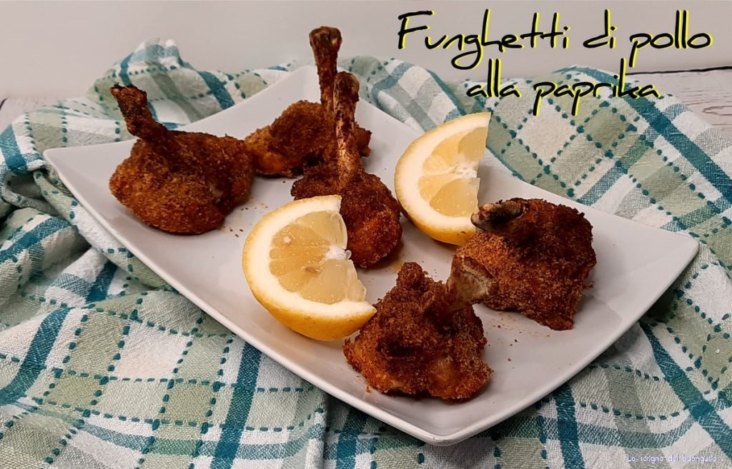 Cogumelos de frango à páprica