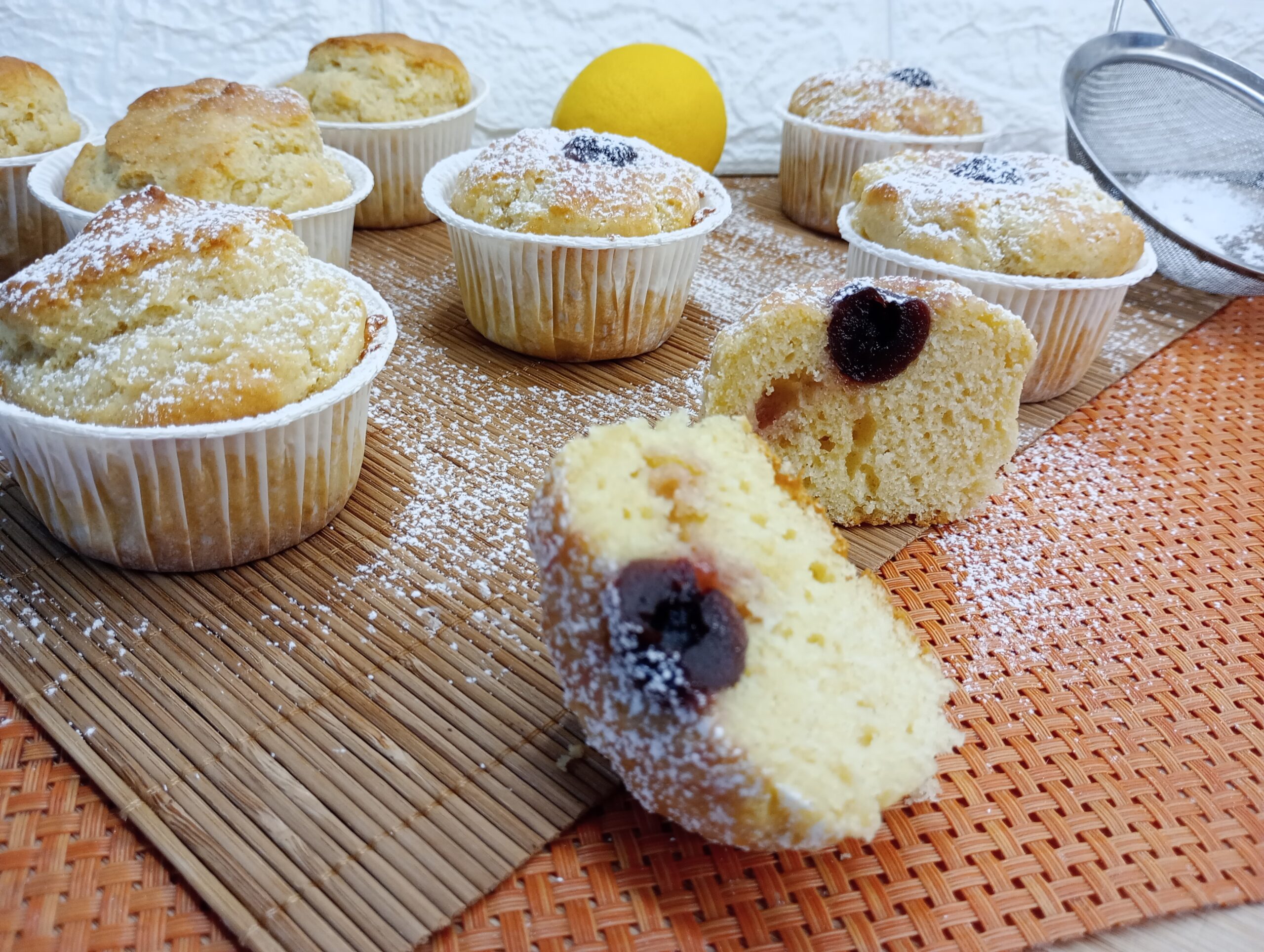 Muffin de ricota e limão