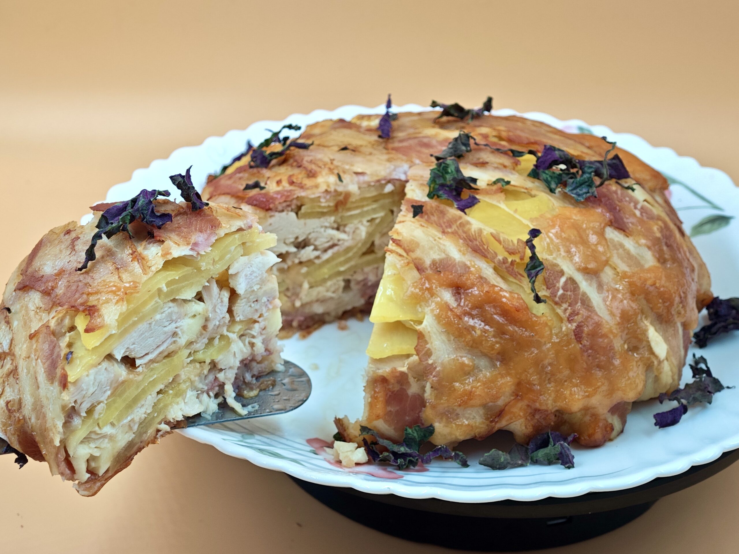 Zuccotto de Frango e Batatas ao Forno | Receita Fácil