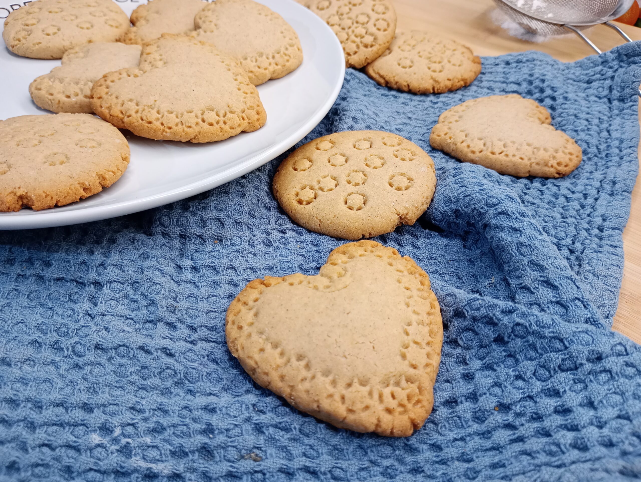 Biscoitos crocantes sem glúten