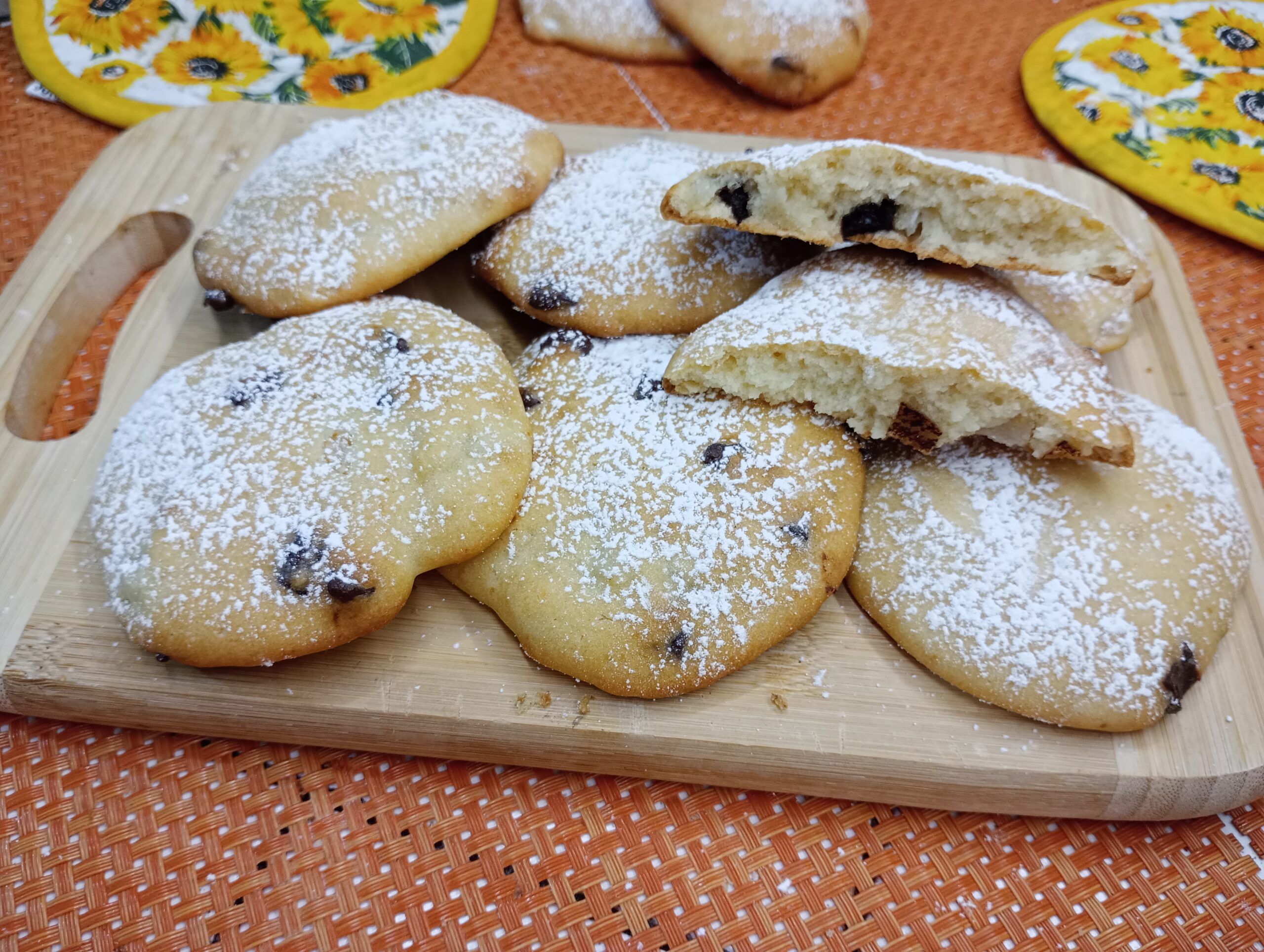 Biscoitos de Colher Pera e Chocolate
