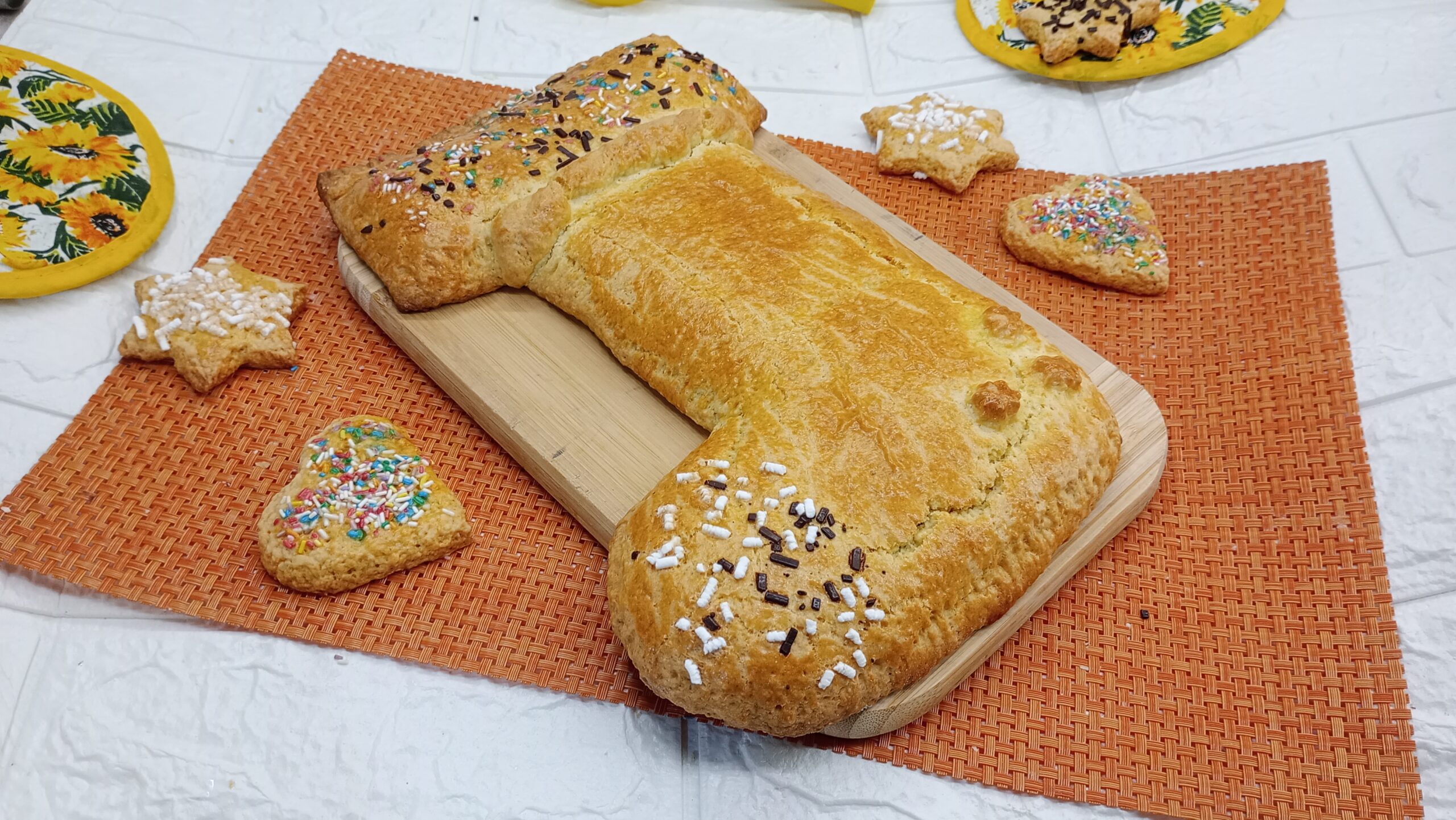 Meia de massa quebrada da Befana