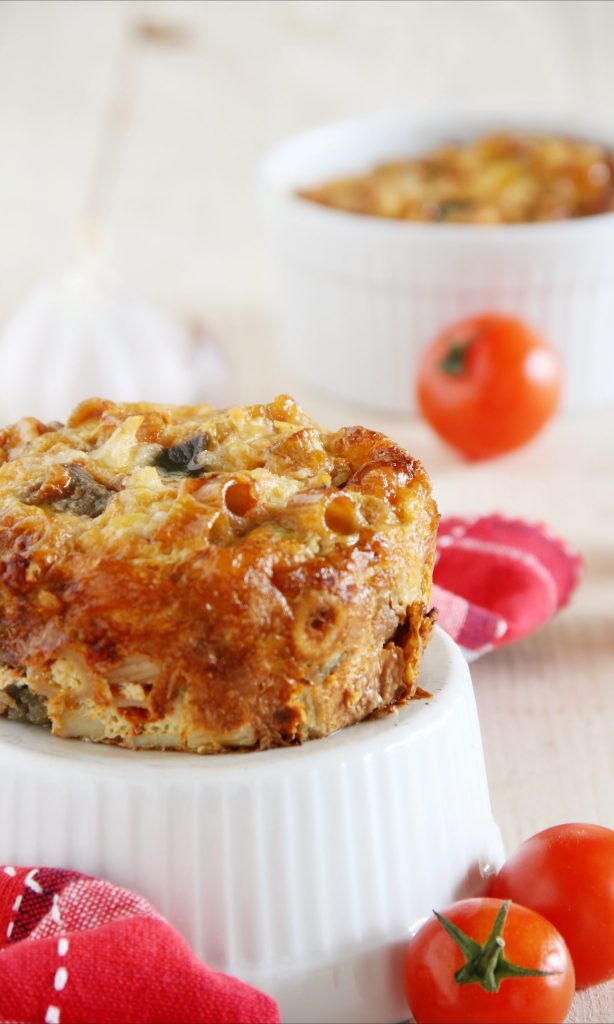 Frittatine de ditalini ao forno