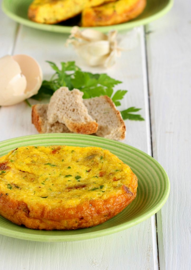 Omelete de pão duro
