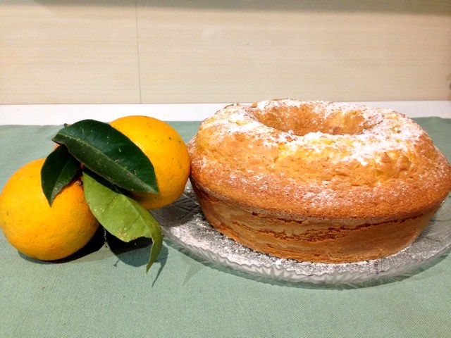 Bolo de Laranja sem Gordura Adicionada