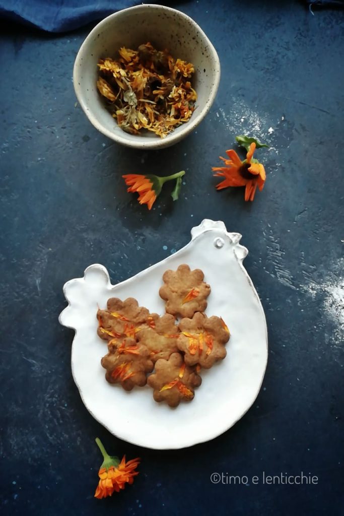 Biscoitos de calêndula