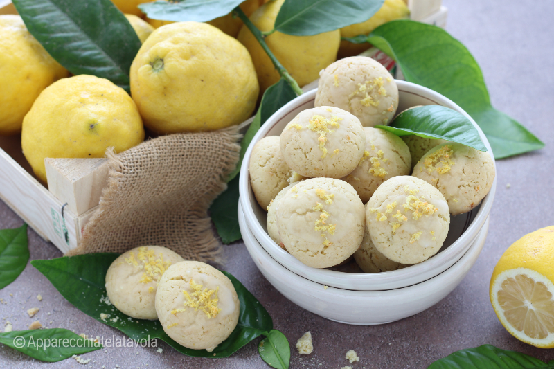 biscoitos de limão sem manteiga