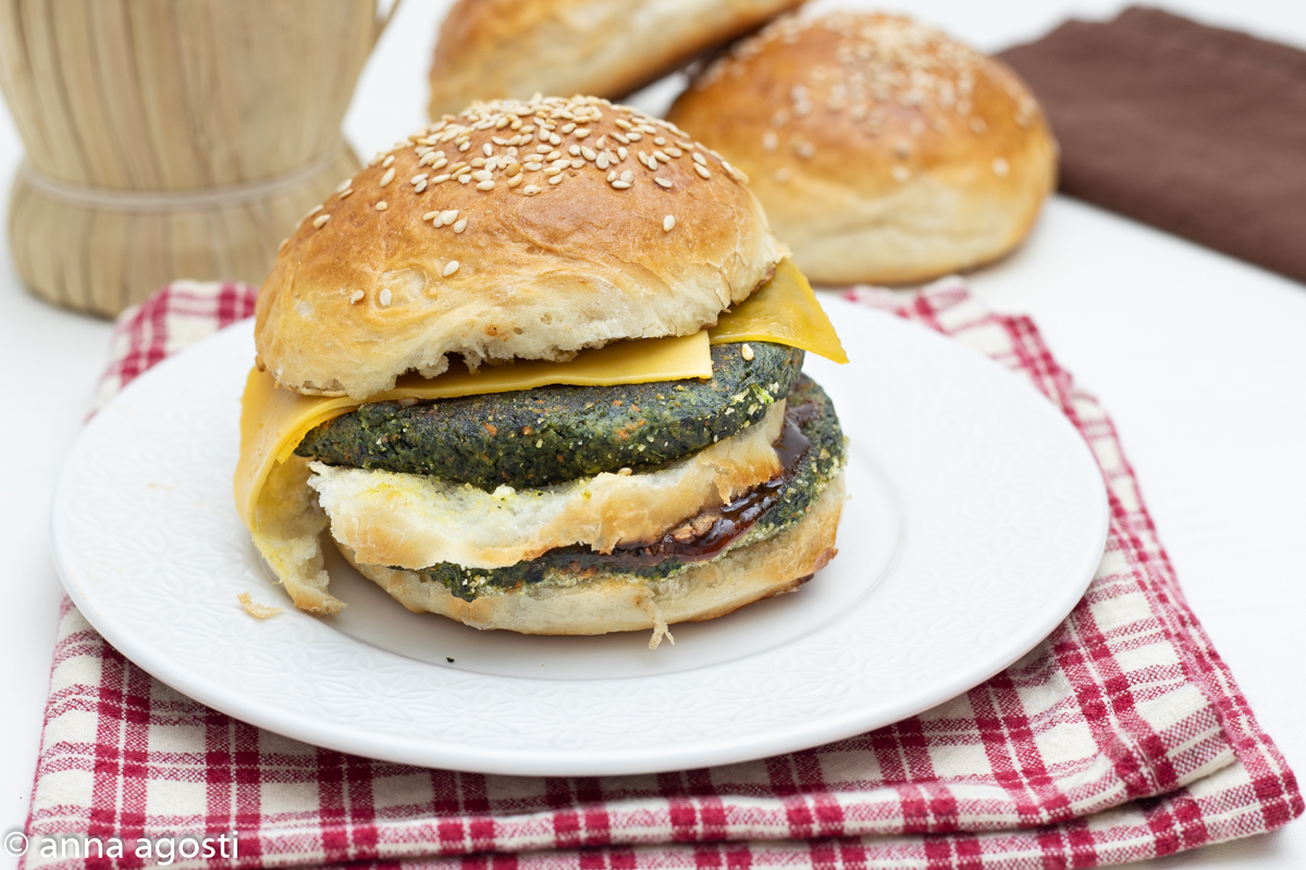 Burgers Veganos de Espinafre e Cenoura