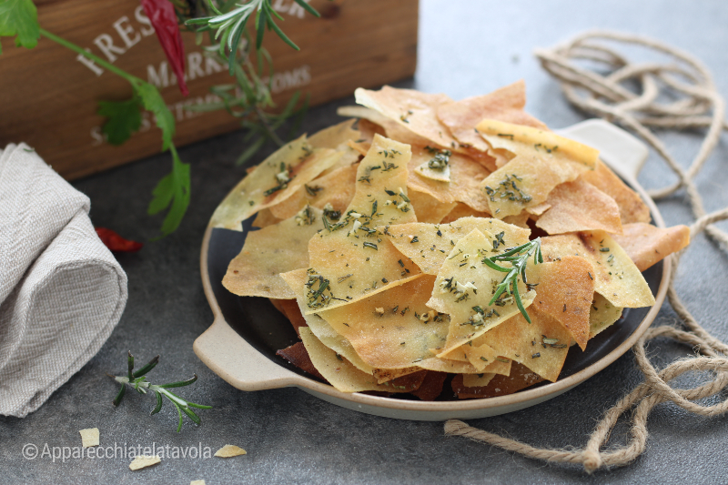 Chips de pão carasau