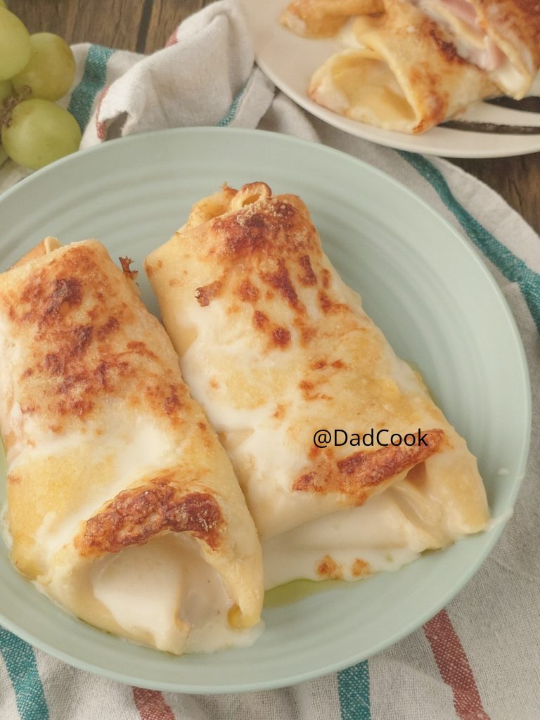 Crepes Salgadas com Presunto e Molho Bechamel: A Receita Original para Fritadeira a Ar