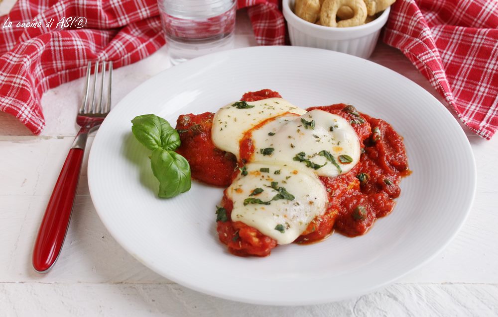 Filés de frango à pizzaiola na frigideira