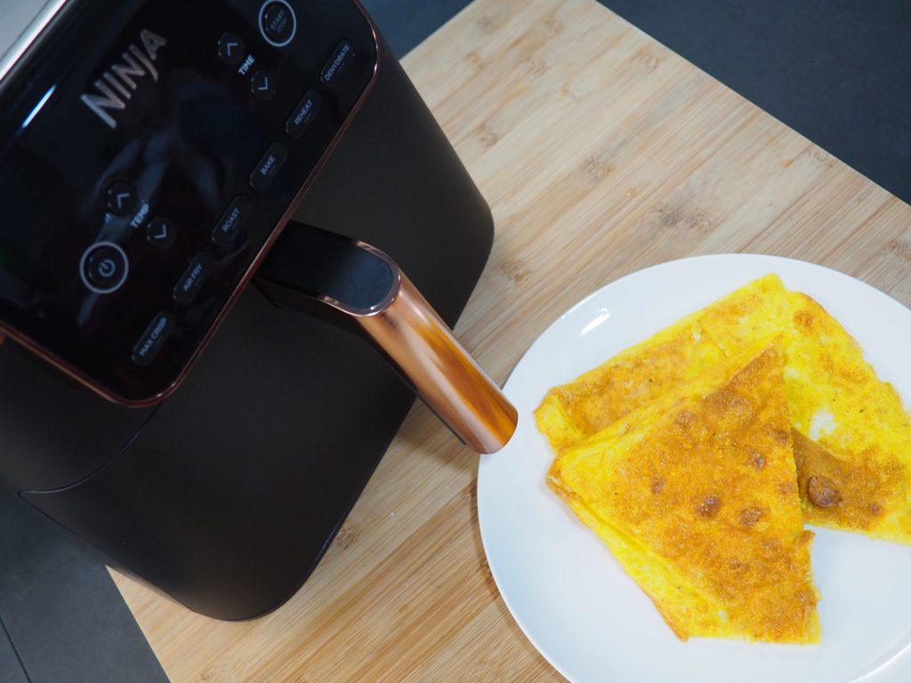 Frittata com fritadeira a ar