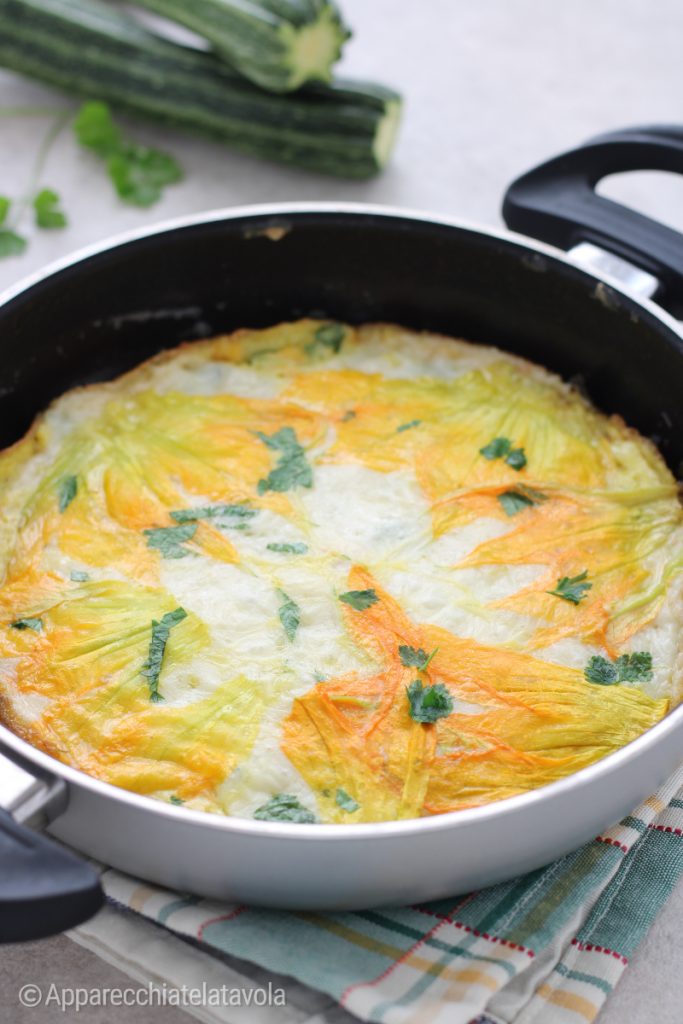 frittata flores de abobrinha