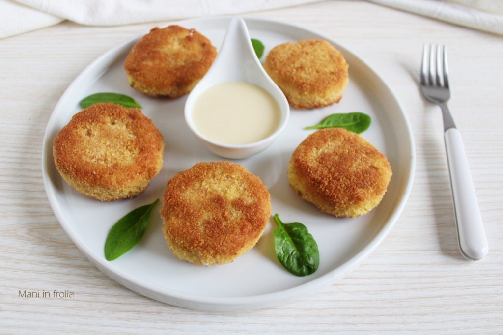 Medalhões de Batata e Brócolis na frigideira