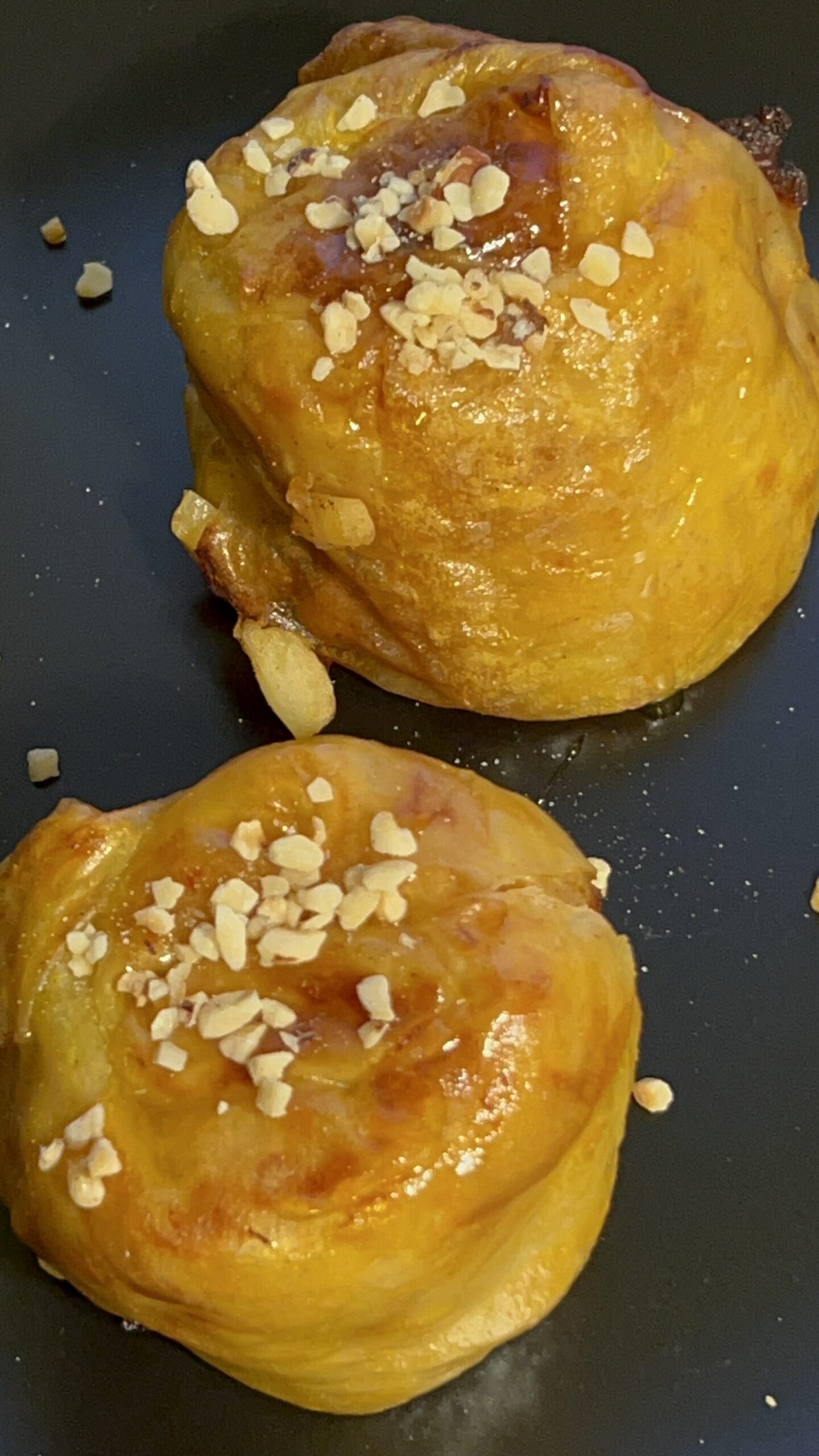 Doce de maçã com folhas de arroz porção única