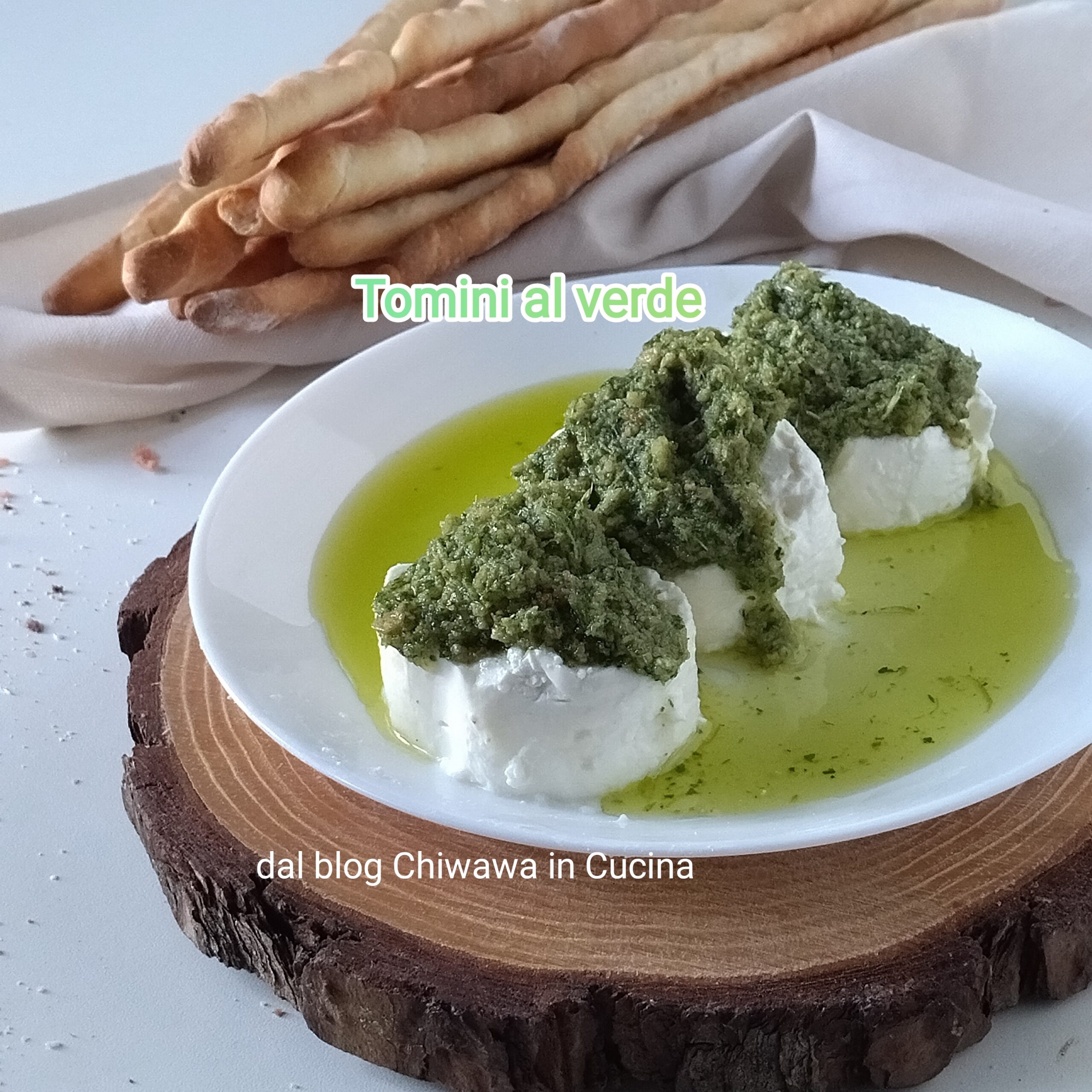 Tomini ao molho verde