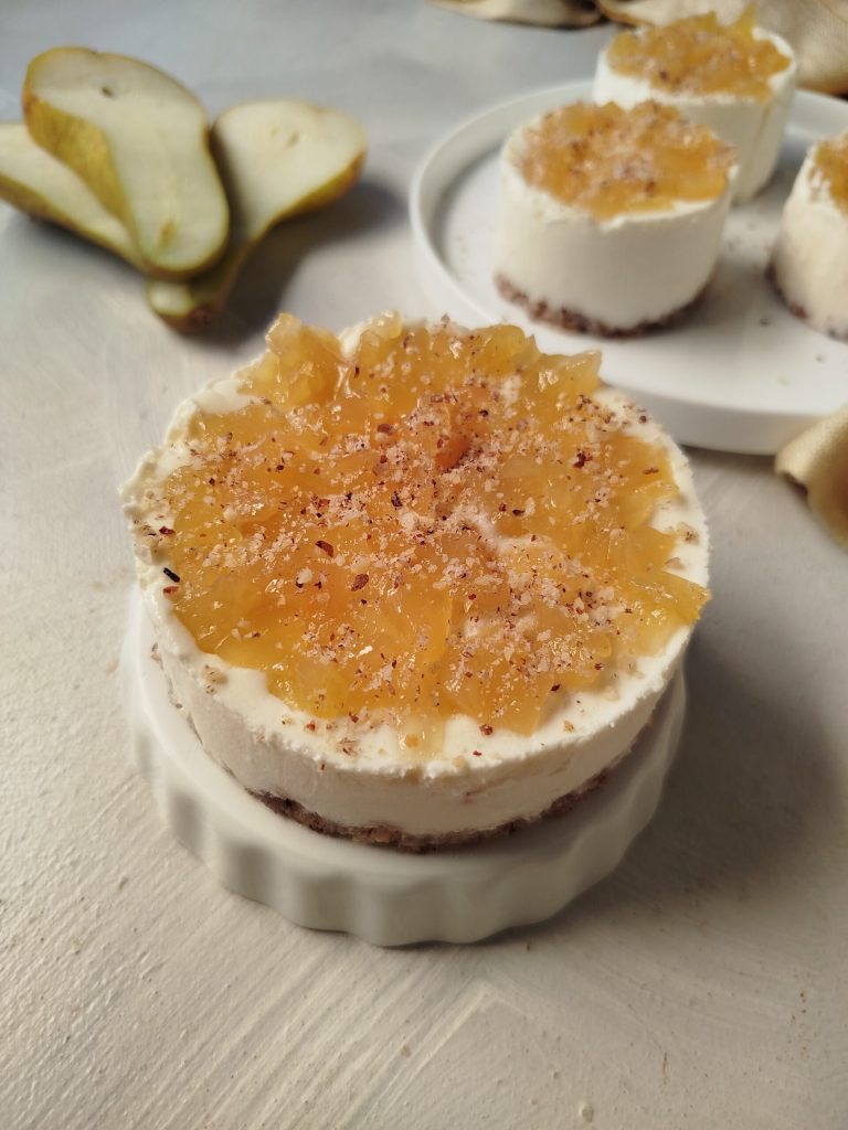 Tortinhas de ricota e pera