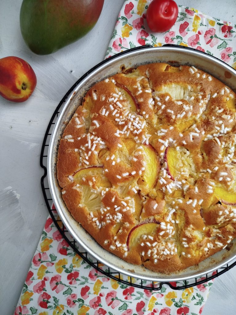 Bolo macio de verão