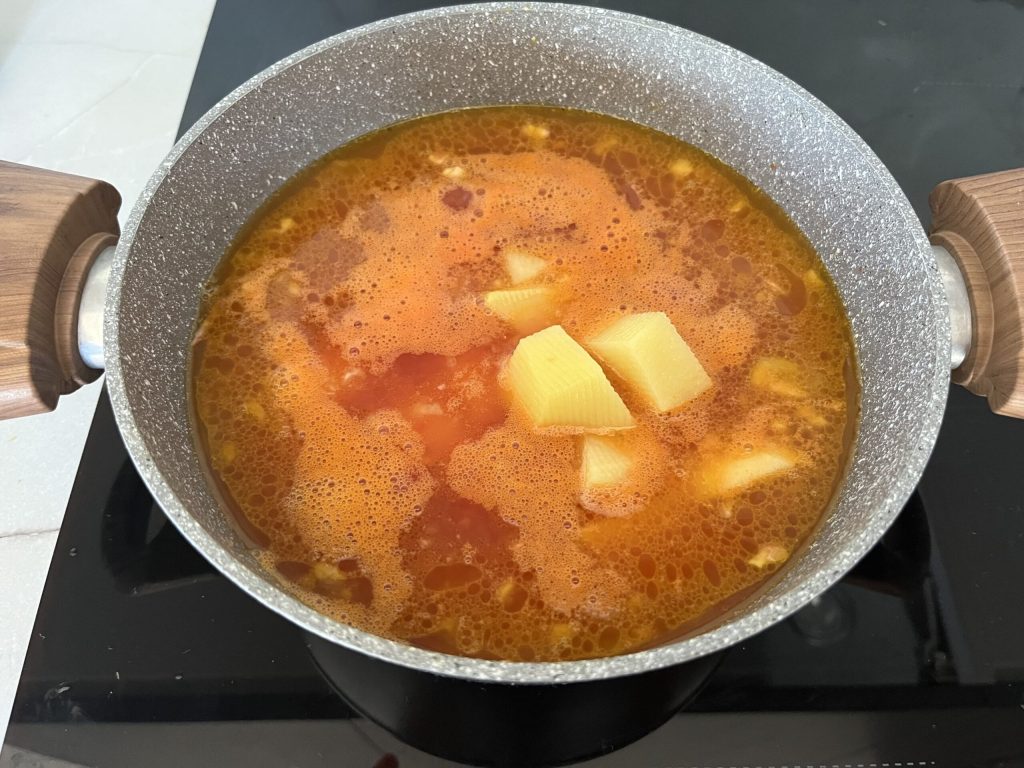 pasta e feijão cremosa