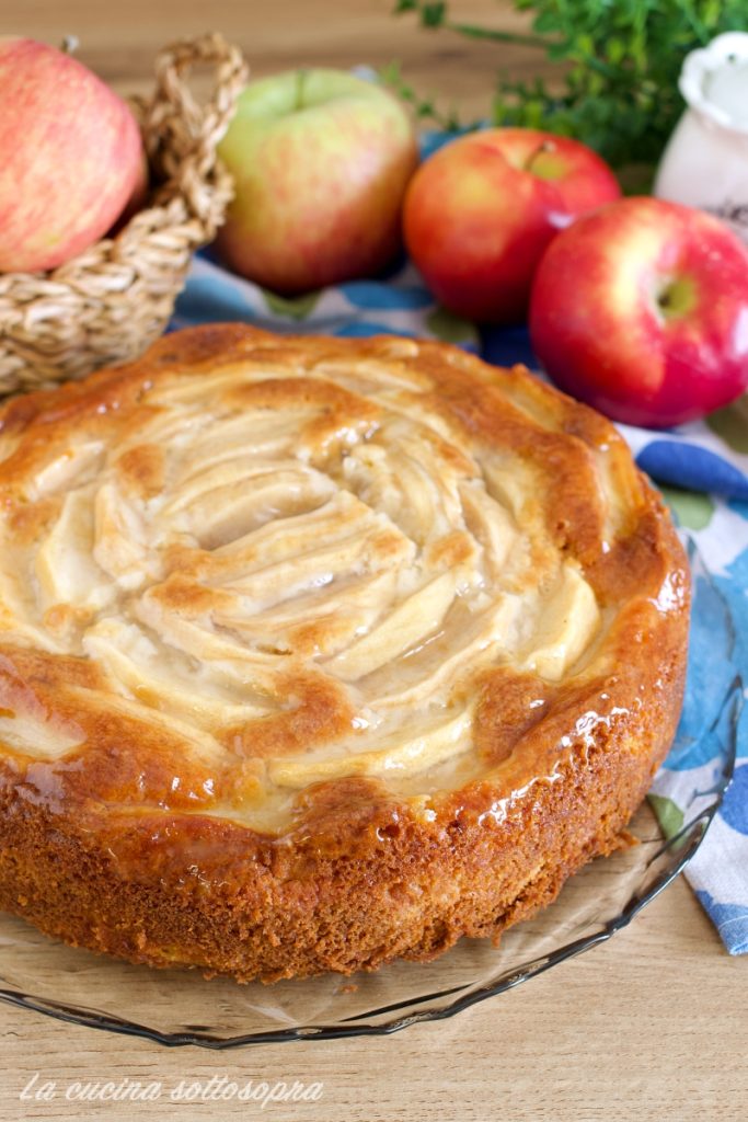 torta de maçã sem batedeira