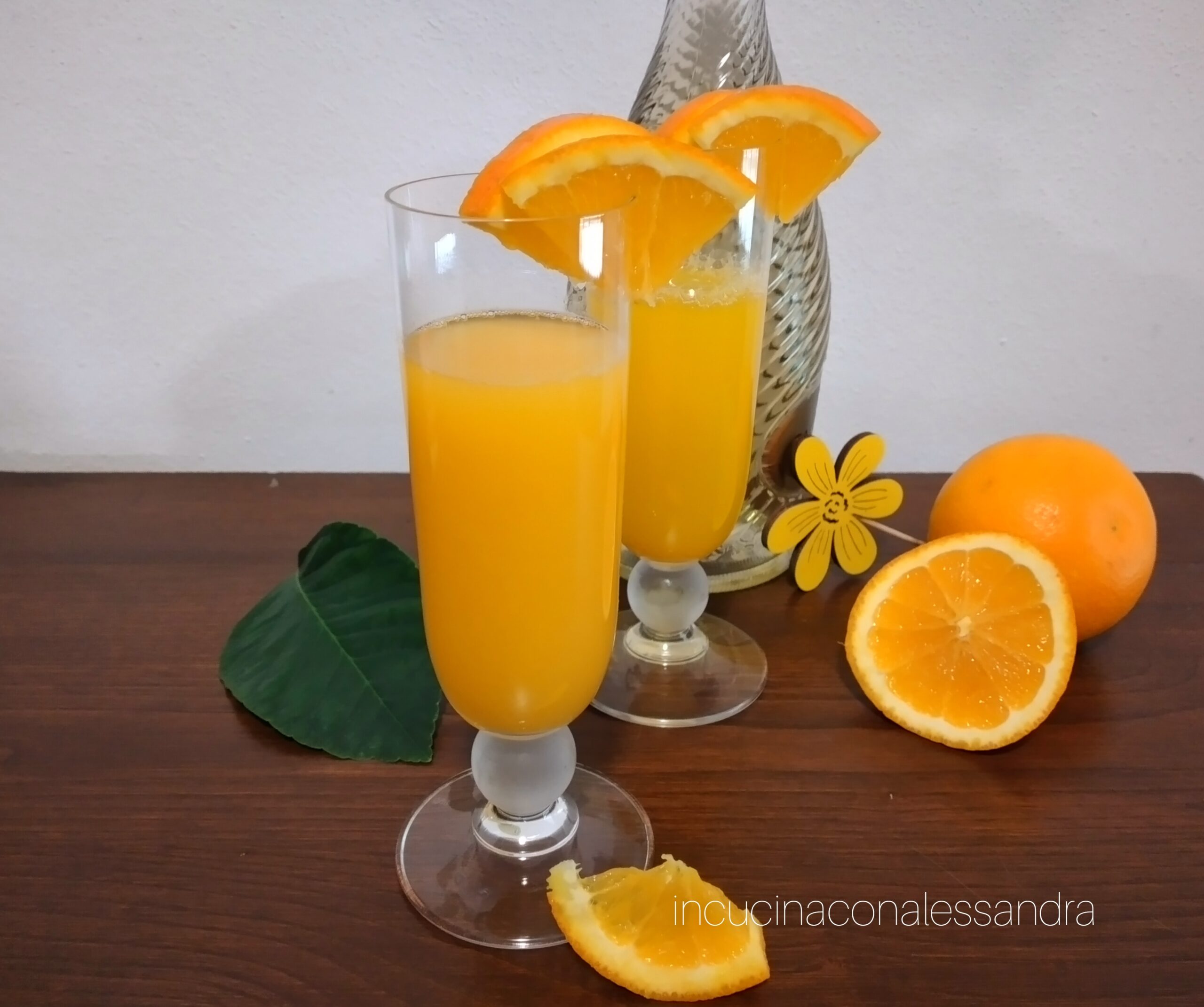 Coquetel Mimosa sem álcool