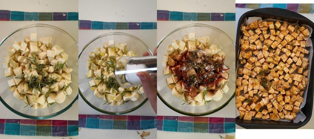 Salsão-Rábano Crocante ao Forno | A Receita Fácil (como Batatas Assadas)