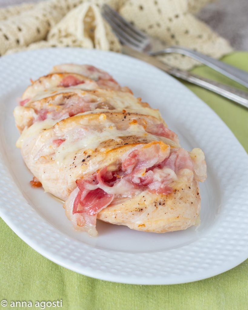 Peito de frango sanfonado