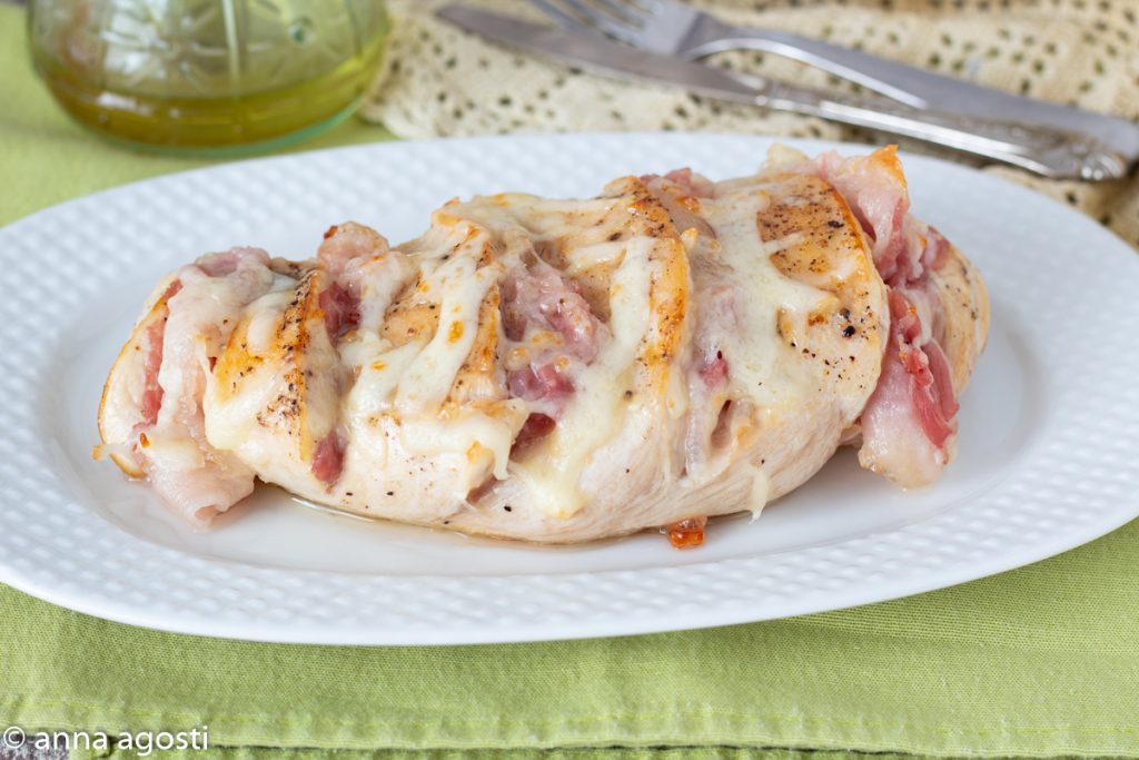 Peito de frango sanfonado