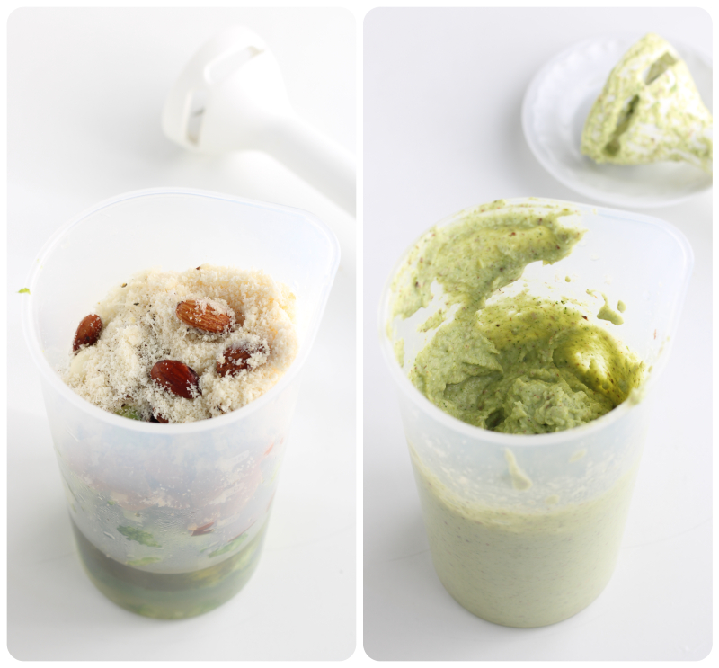 pesto de brócolis sem pinhões