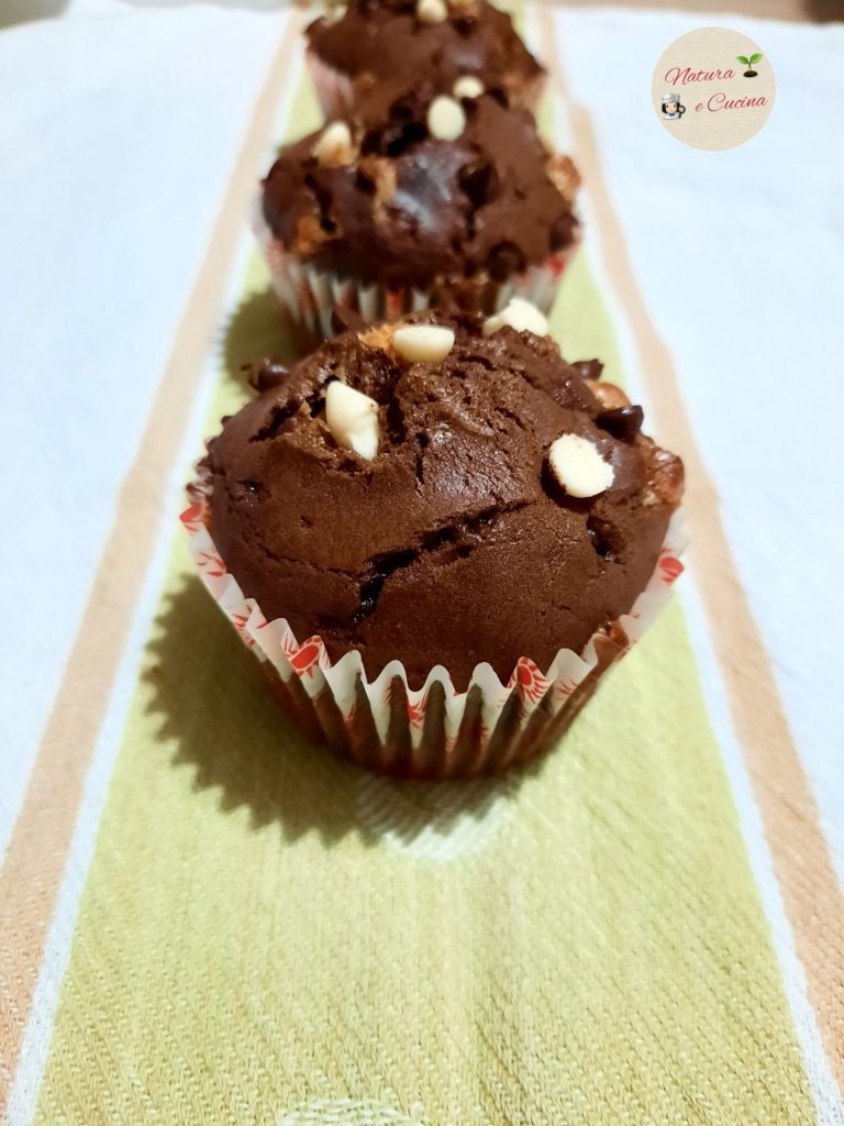 Muffin de Três Chocolates