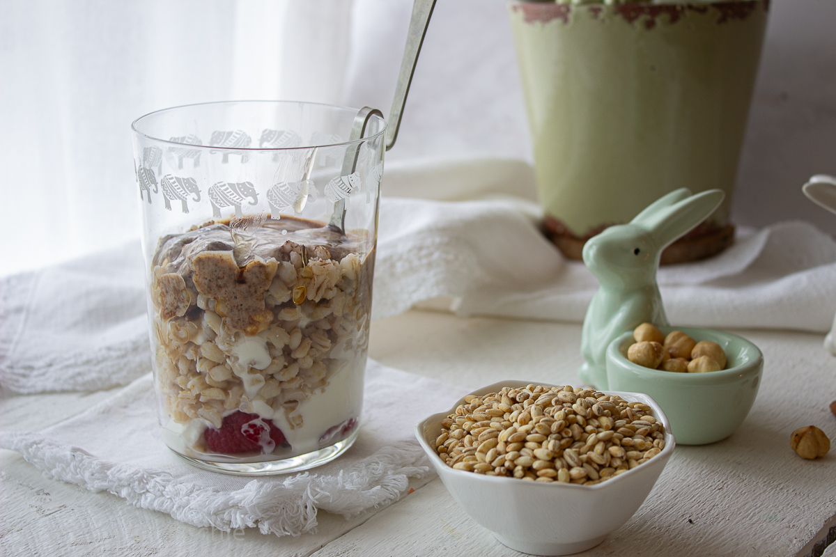 Porridge de cevada em grãos