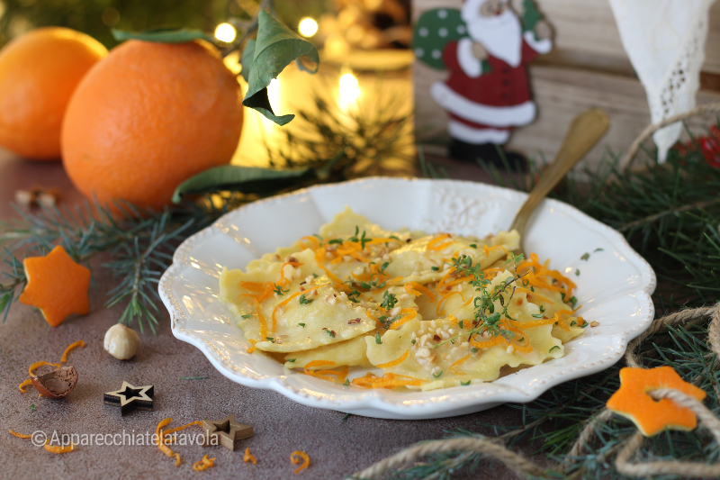 RAVIOLI AO MOLHO DE LARANJA
