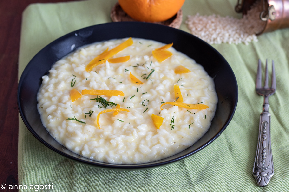 Risoto de Laranja e taleggio
