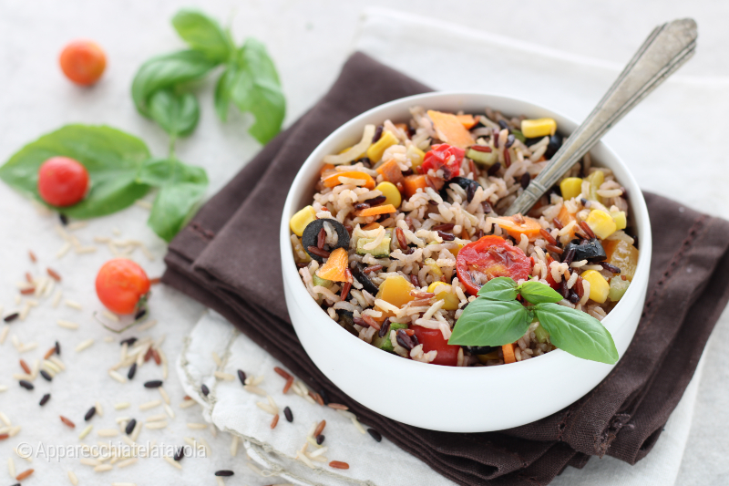 salada de arroz basmati