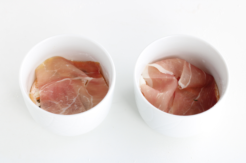 tortinhos de abóbora e scamorza