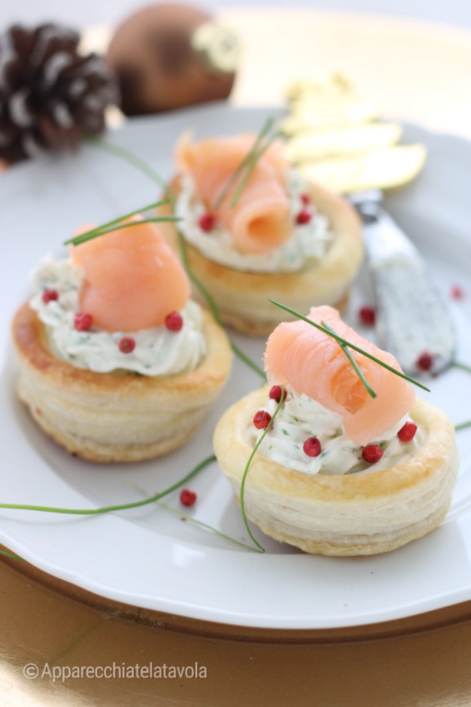 vol au vent salmão