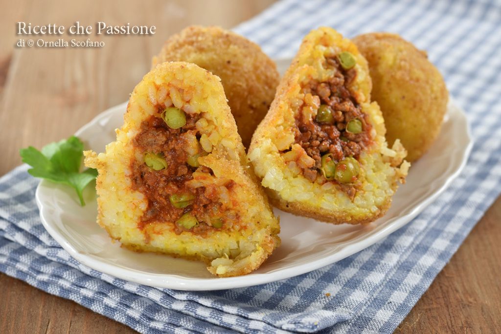 receita Arancini ao ragù receita