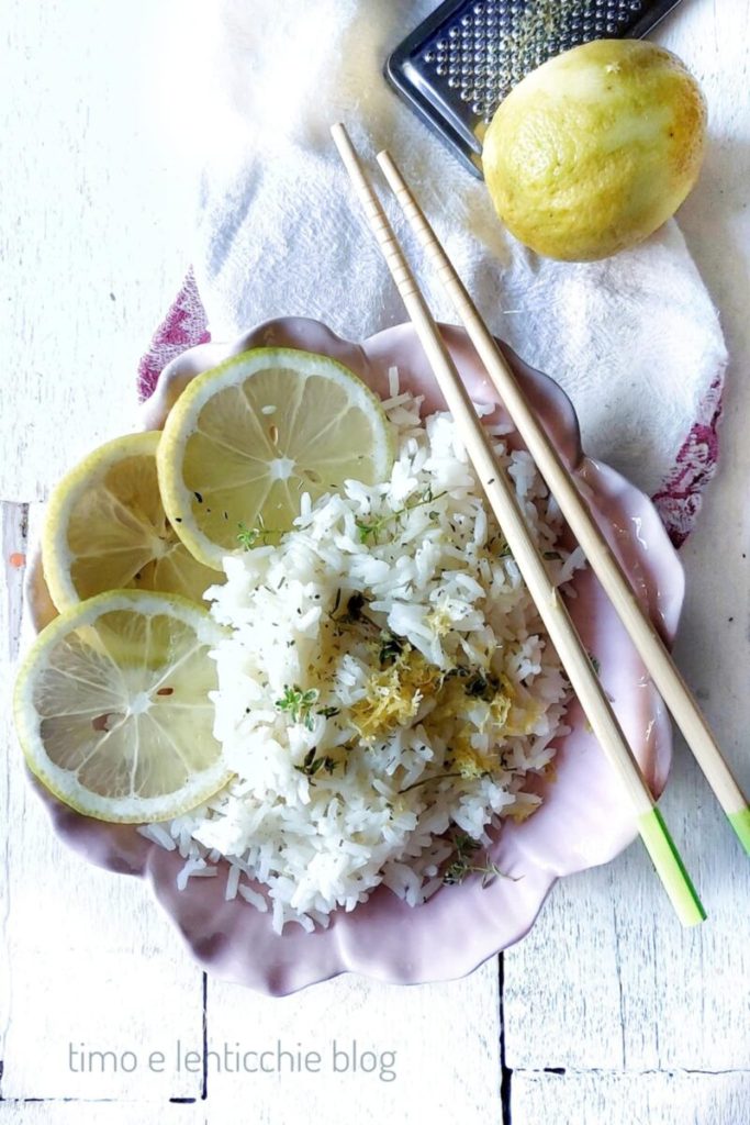 Arroz Apollo com tomilho e limão