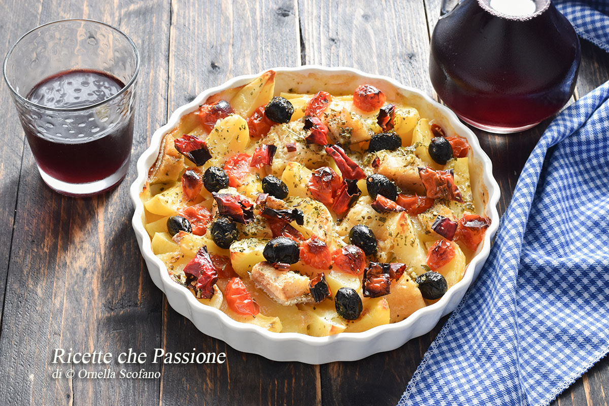 Bacalhau com Batatas ao Forno