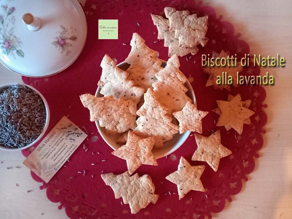 Biscoitos de Natal com Lavanda