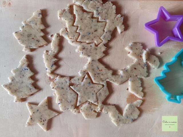 biscoitos de natal com lavanda - cortadores