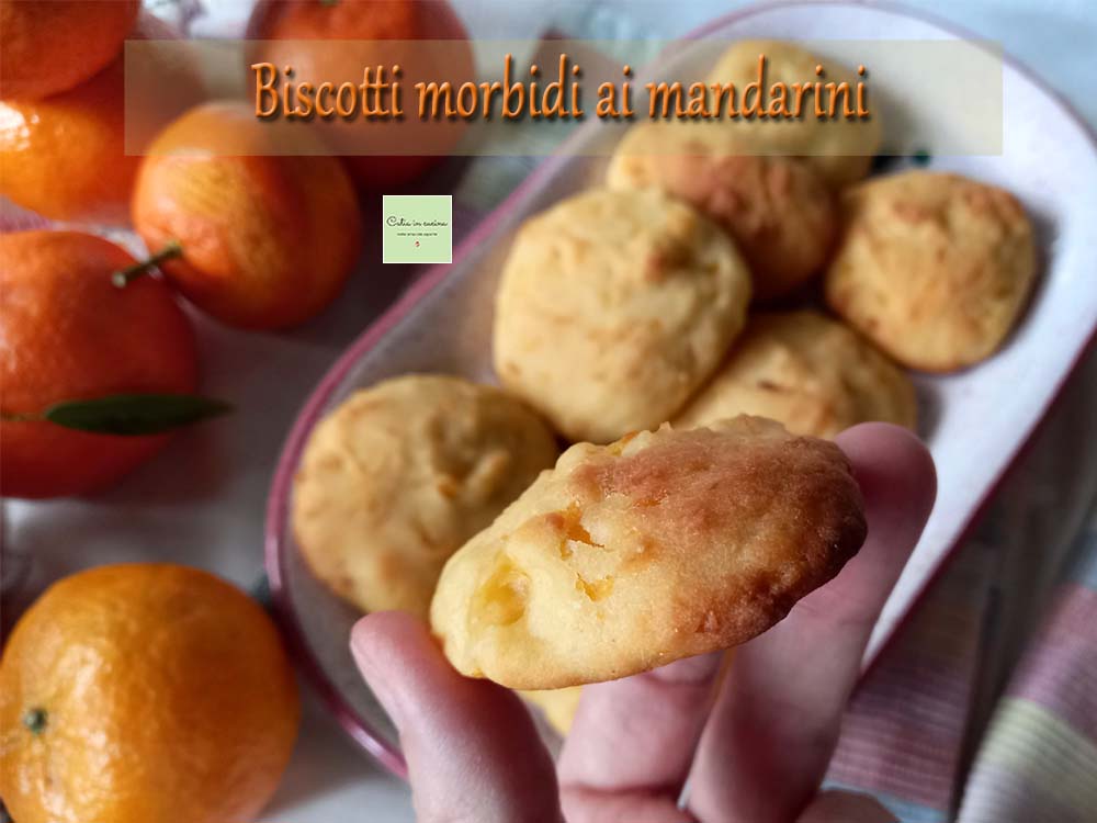 biscoitos macios de tangerina