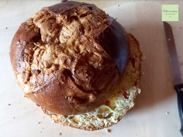 bolo de panetone passo 1