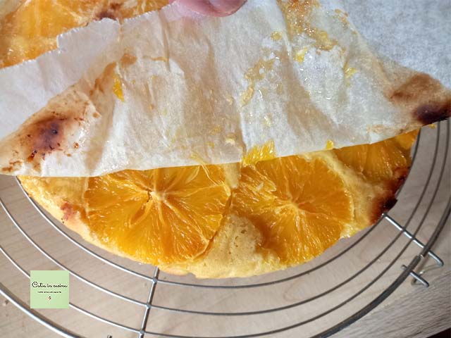 bolo invertido de laranja