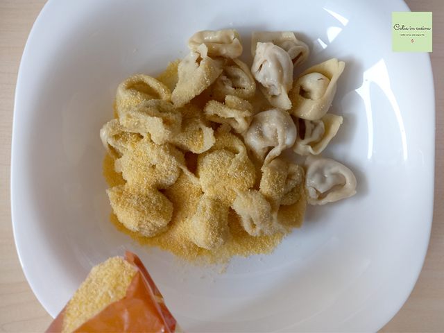 cappelletti crocantes passo 1