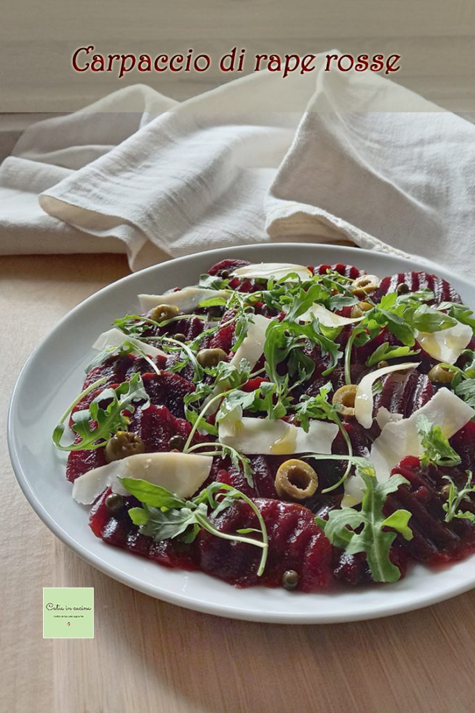 carpaccio de beterraba