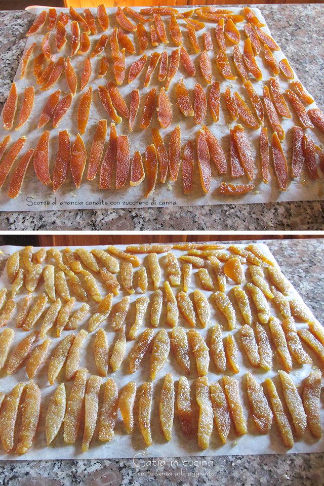 cascas de laranja cristalizadas açúcar mascavo