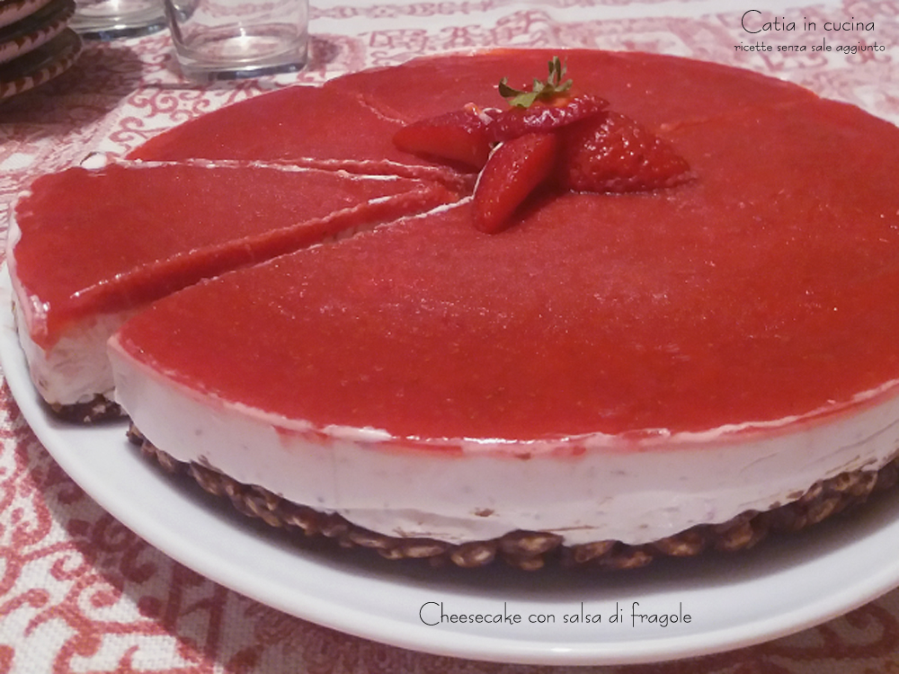 Cheesecake de Morango e Chocolate