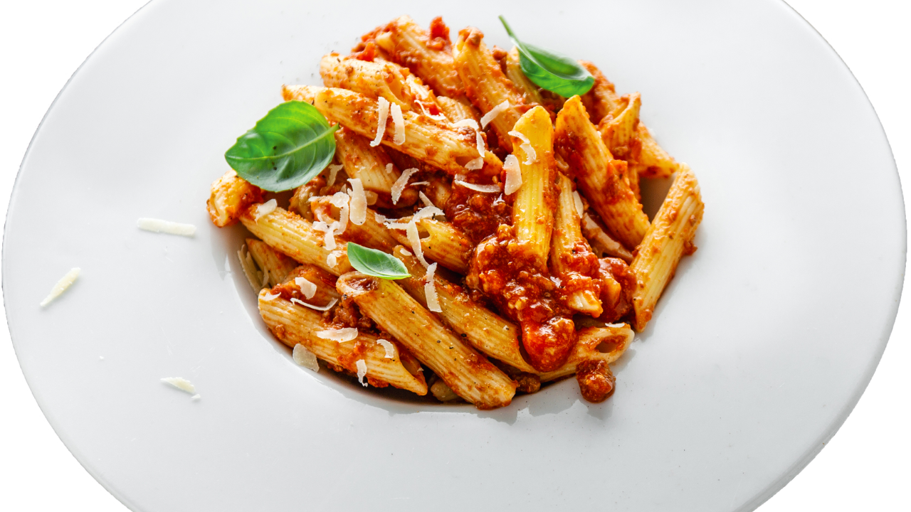 Penne linguiça e pecorino