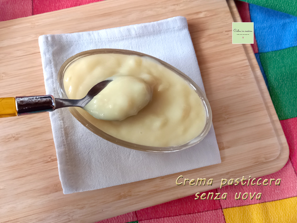 Creme de confeiteiro sem ovos (com leite de soja)